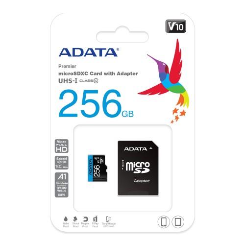 Adata 256 GB Premier Class10 Micro SD Card