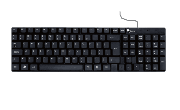 A.TECH KB8801 Full Size KB