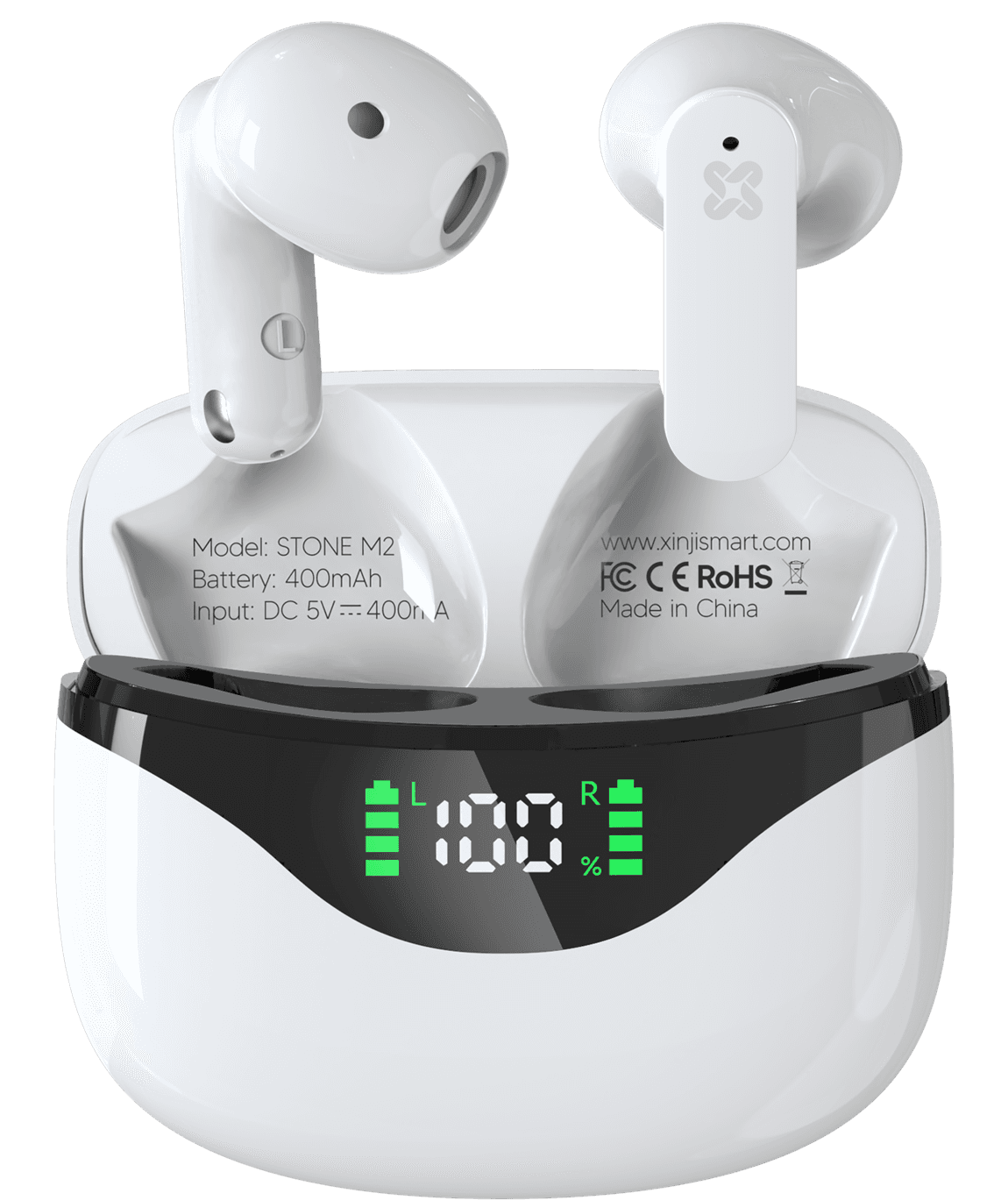 Xinji Stone M2 Earbuds - White