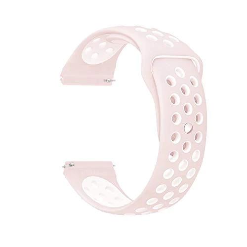 22 mm Pink Dotted Smartwatch belt